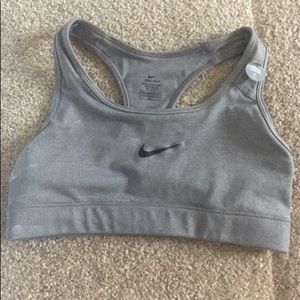 Gray Nike sports bra!