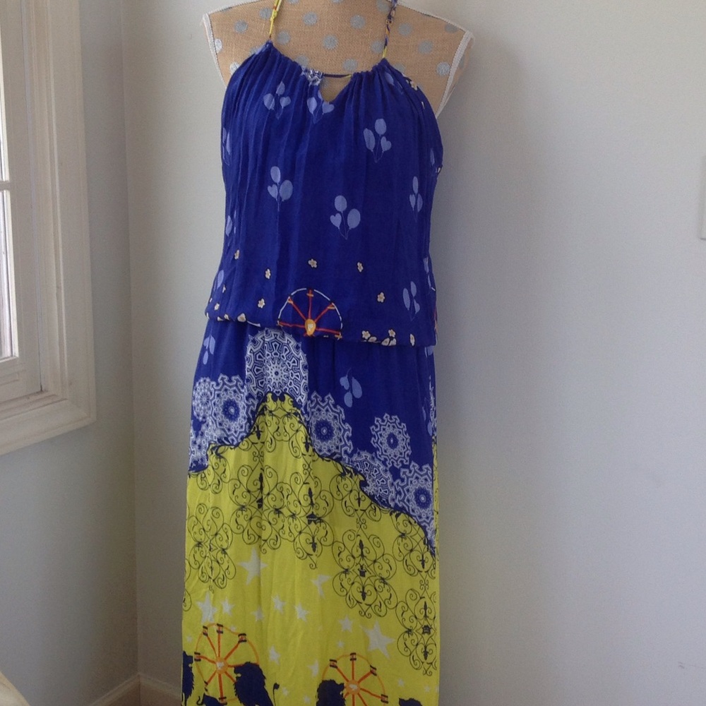 Halter Dress with a Circus theme