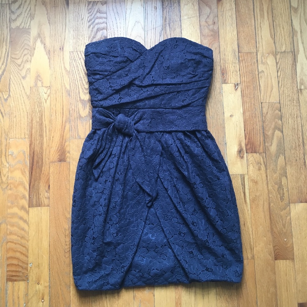 Guess Navy Sweetheart Dress