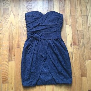 Guess Navy Sweetheart Dress