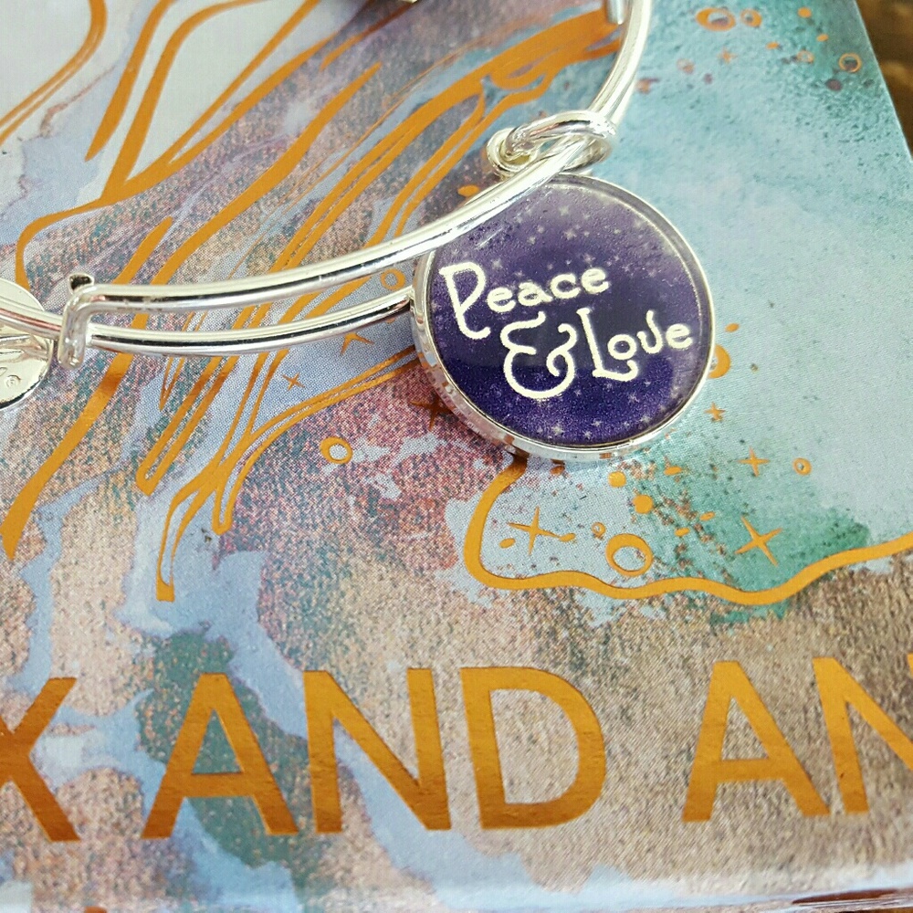 Alex and Ani Peace and Love Bracelet