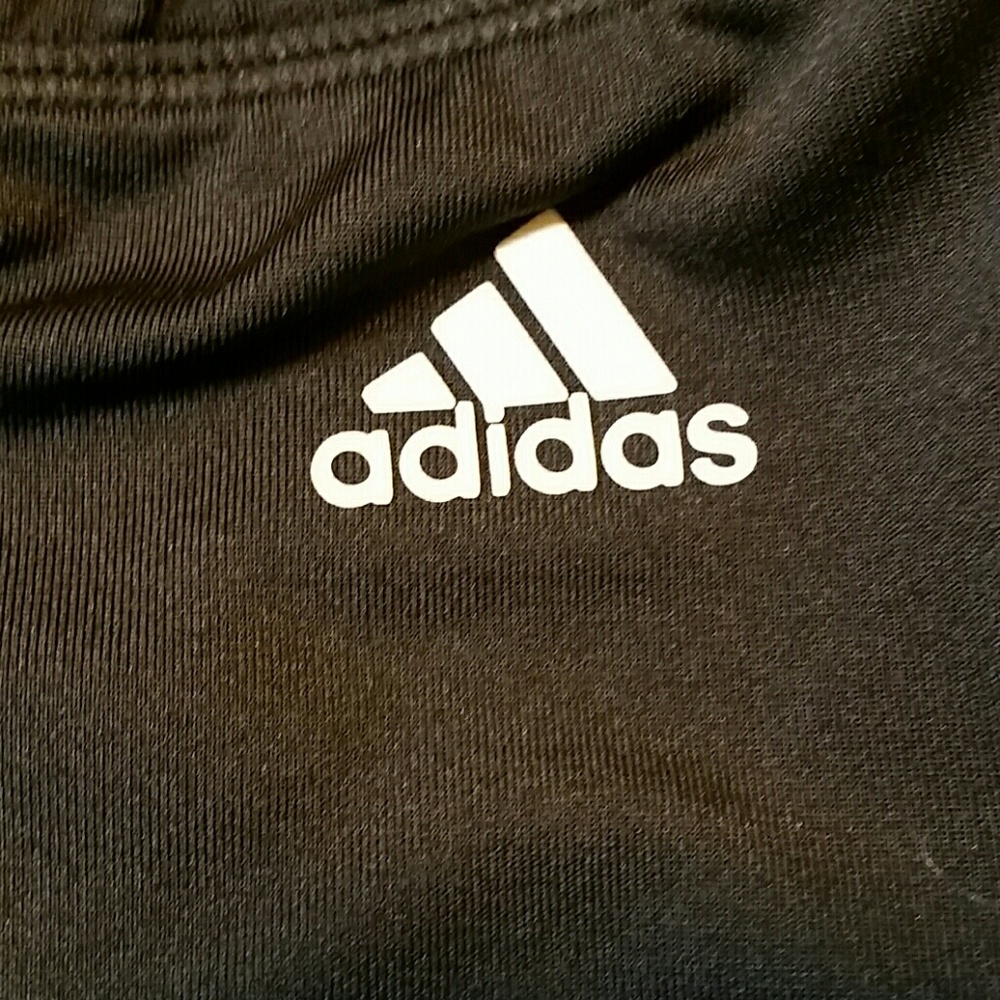 Adidas Kids Athletic Black Pants Size M - Picture 2 of 4