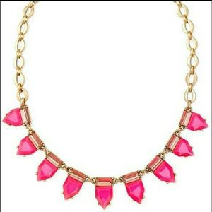 Pink accent necklace