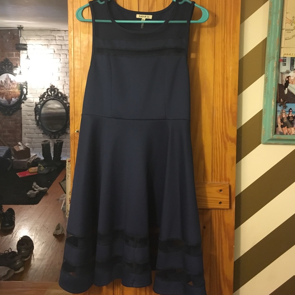 Mesh Cut Out Dress