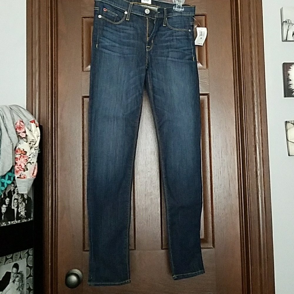 NWT Hudson mid rise Colette skinny jeans size 28