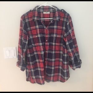 TNA Plaid Button Down