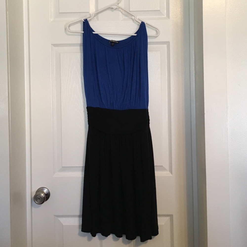 Express - Blue and Black dress