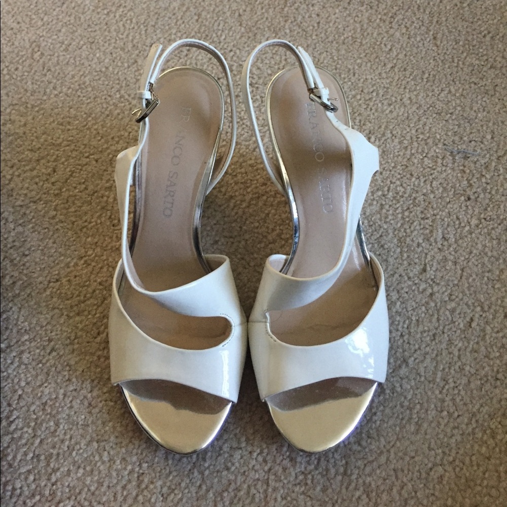 Dressy white sandals- cute!!!