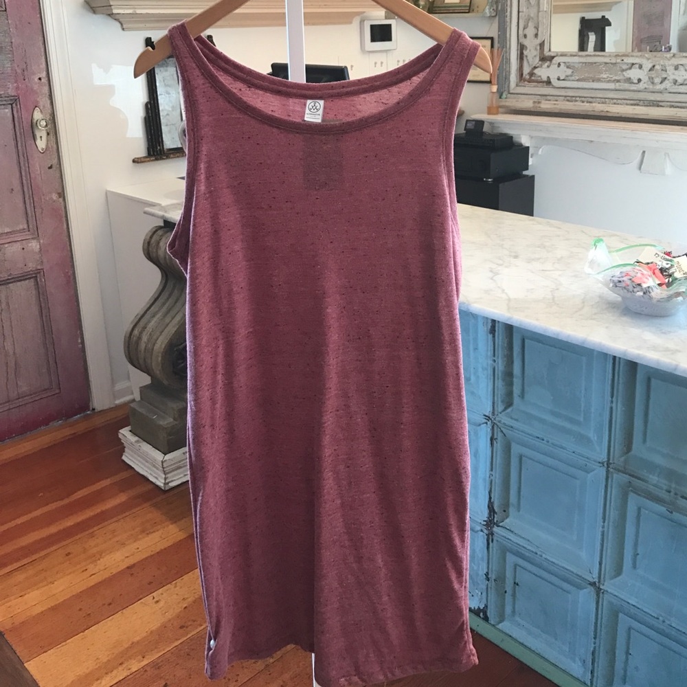 Tank Dress Burgundy