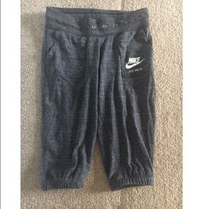Dark gray nike sweat pants