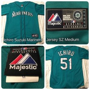 Ichiro Suzuki Mariners Jersey SZ Medium - EUC