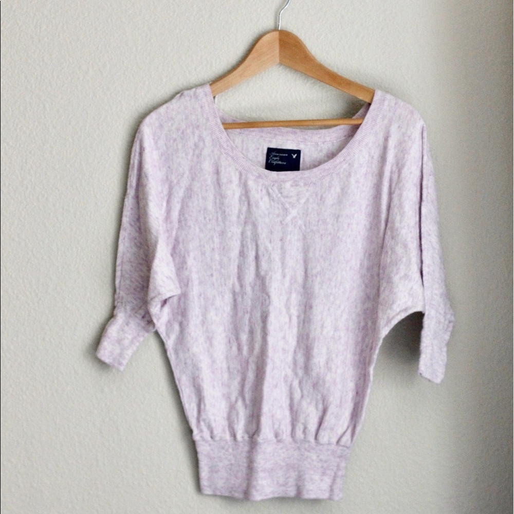 American Eagle Lavender Dolman Sweater