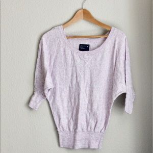 American Eagle Lavender Dolman Sweater