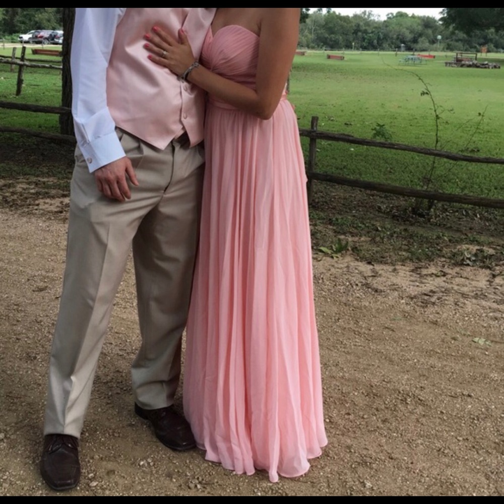 Blush pink Cinderella Chiffon Dress