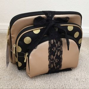 3 piece Cosmetic Bag Set 🎁
