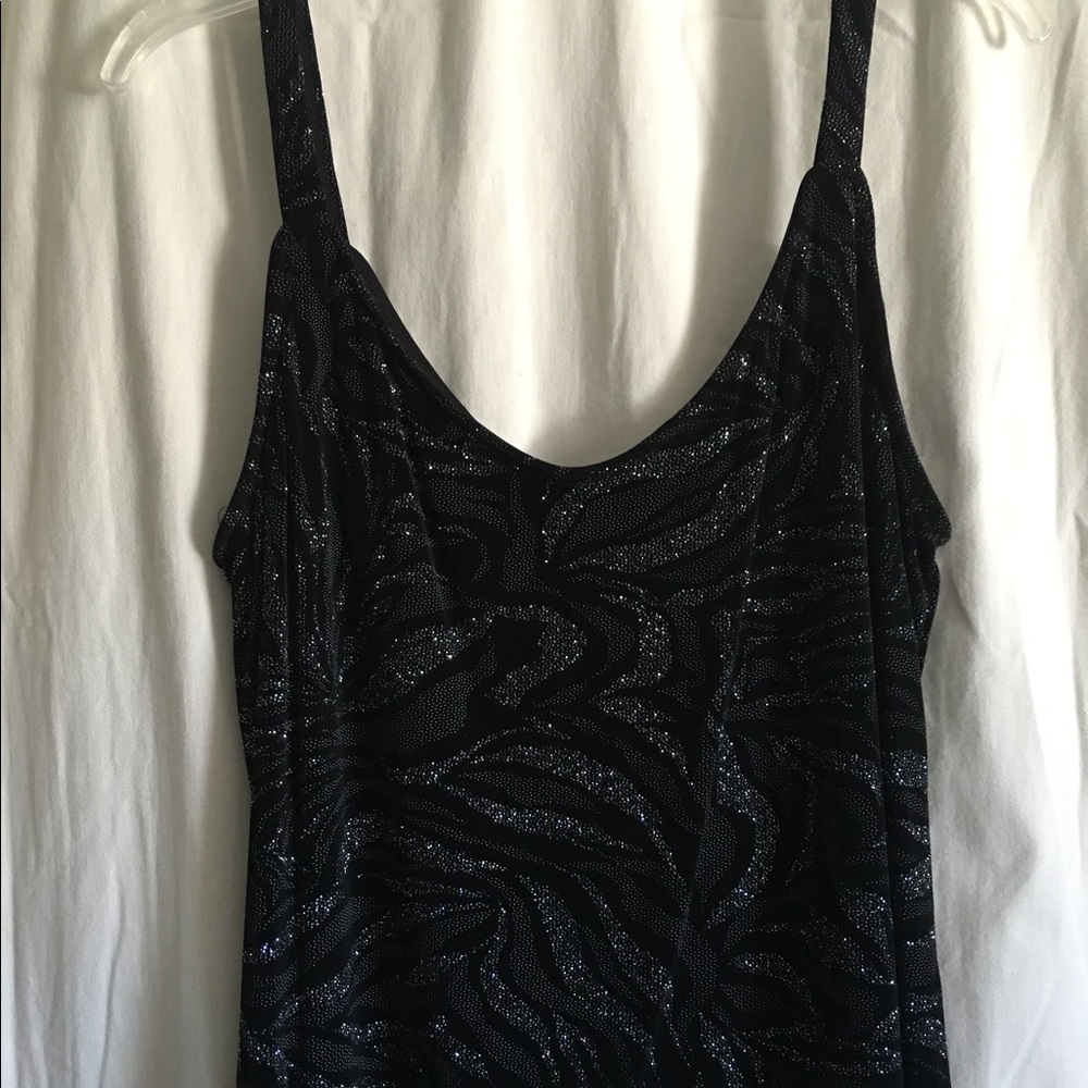 R & M Richards Black and Silver Tank