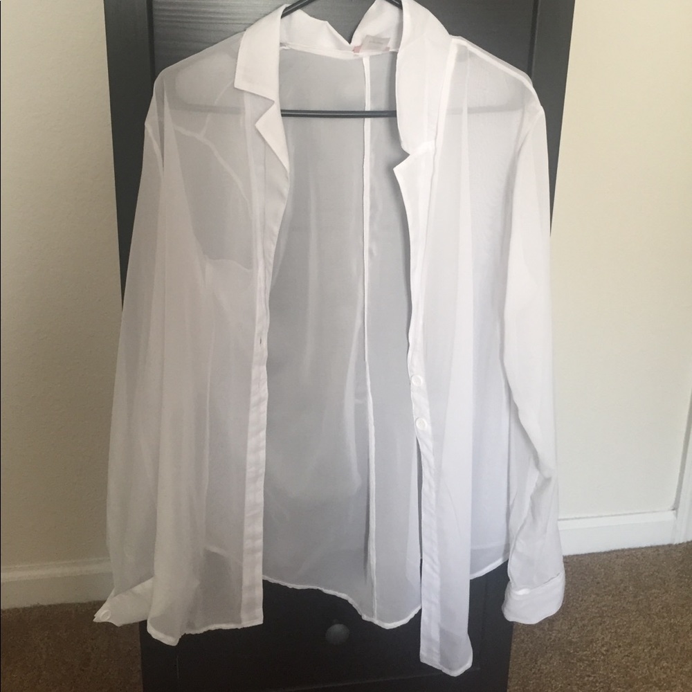 Sheer blouse