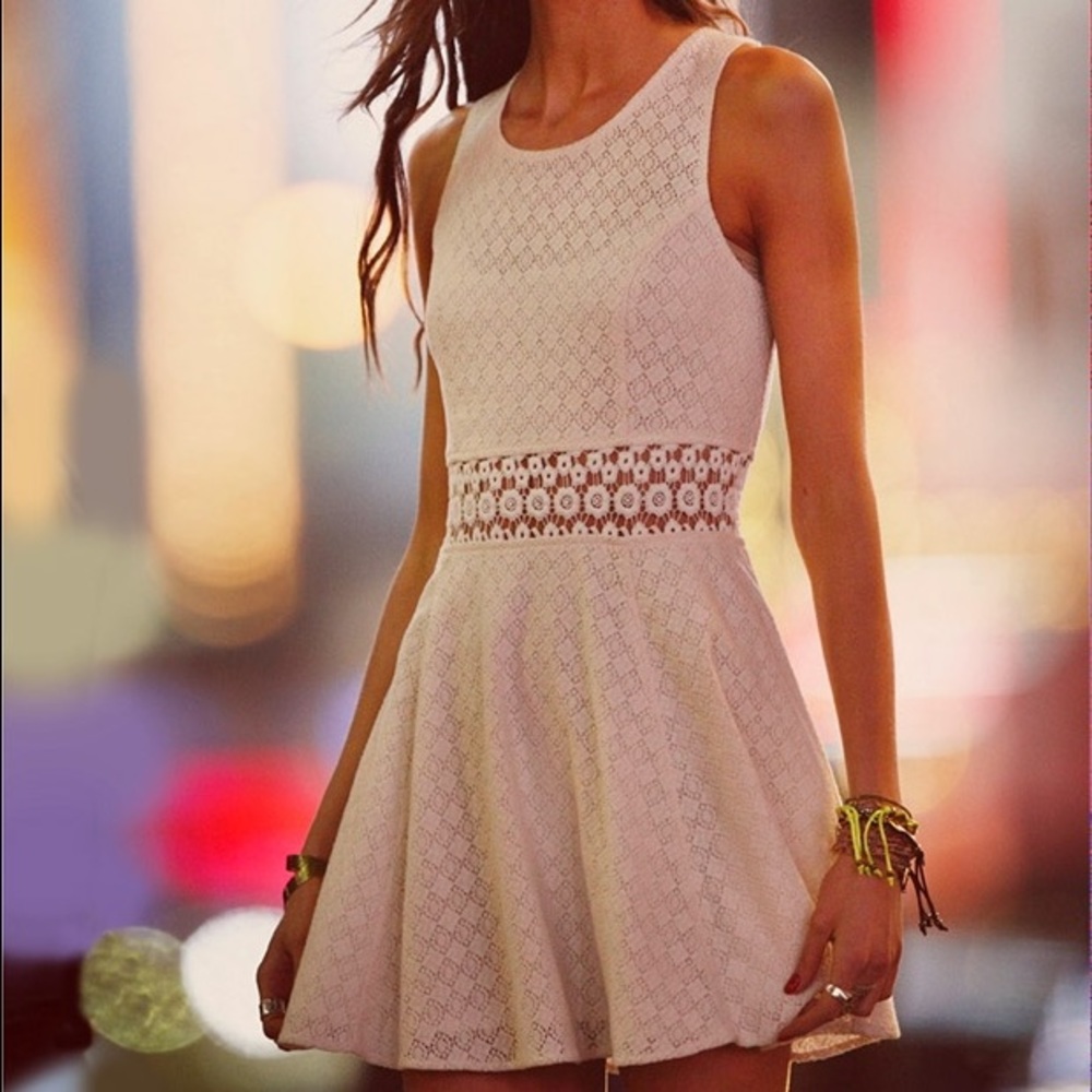 Free People white dress - size 4