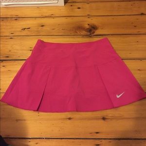 Hot pink skirt