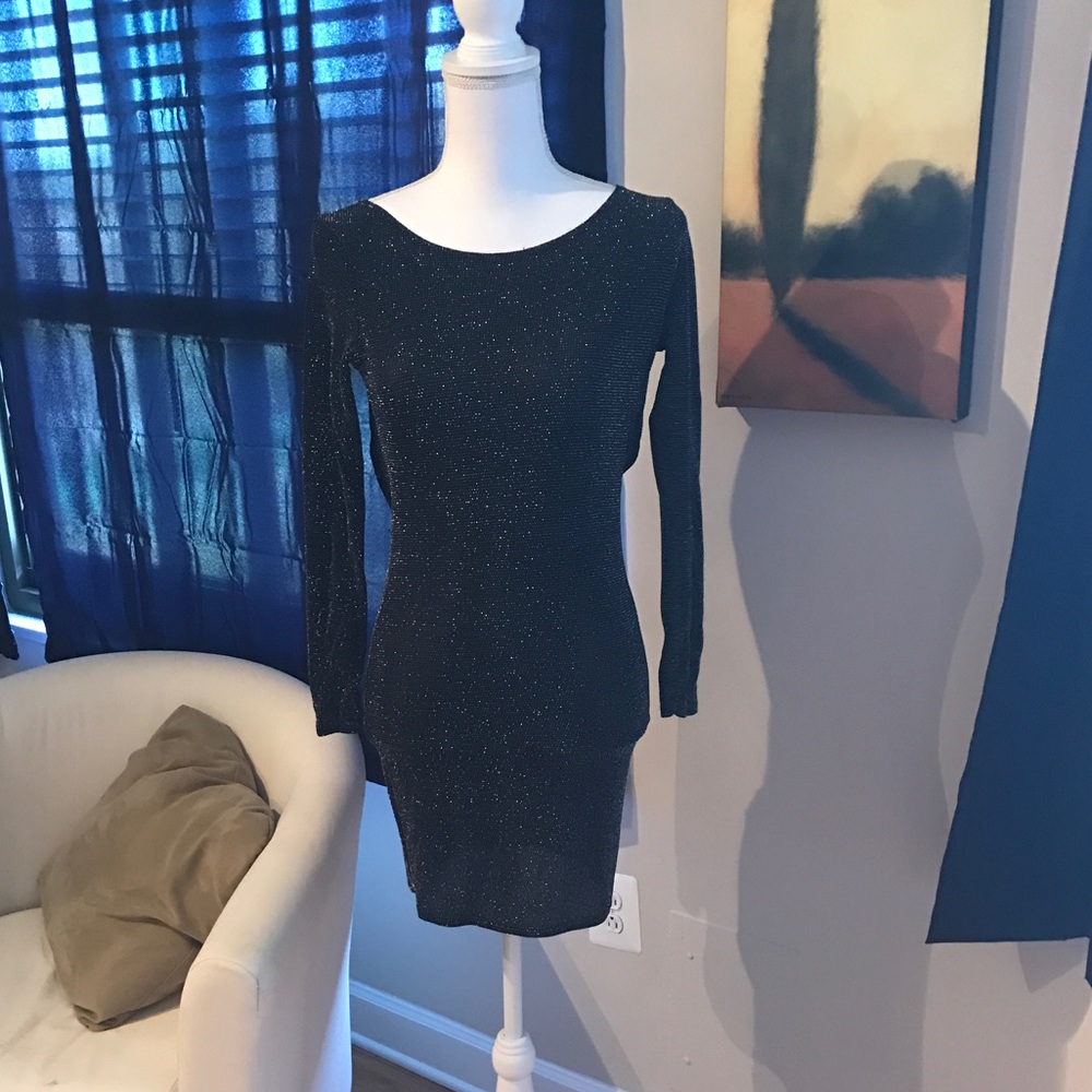 Open back mini dress
