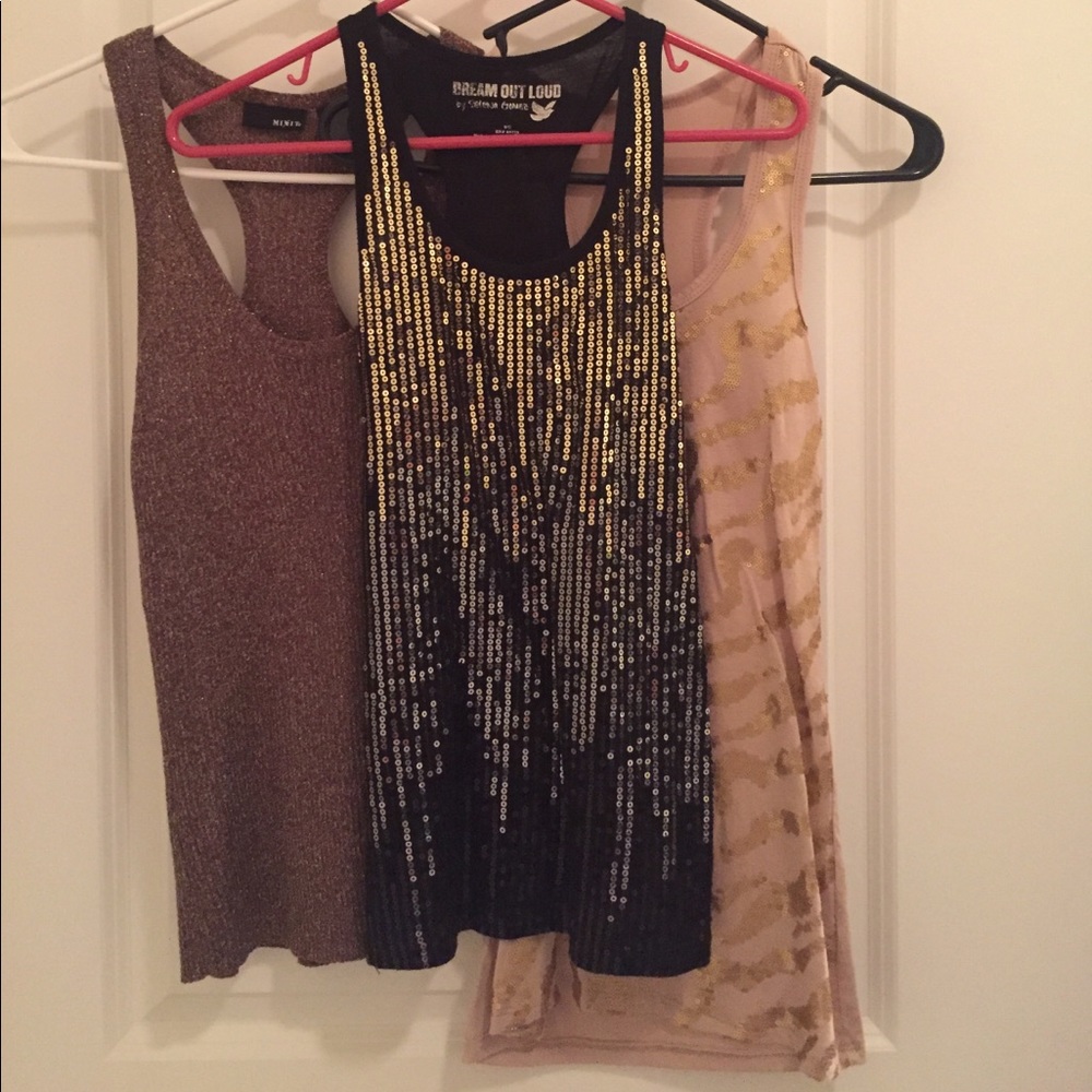 Sequin tops