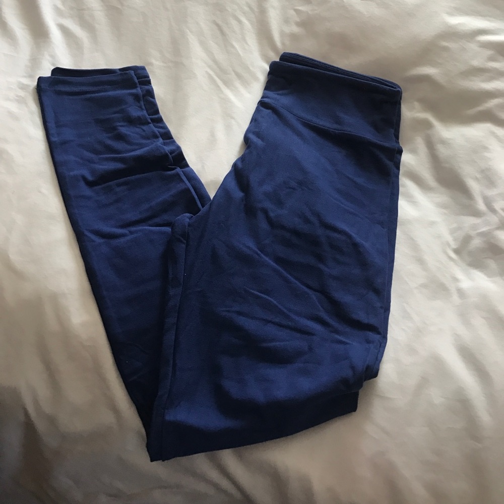 Lularoe os blue leggings