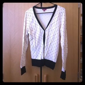 Polka dot cardigan