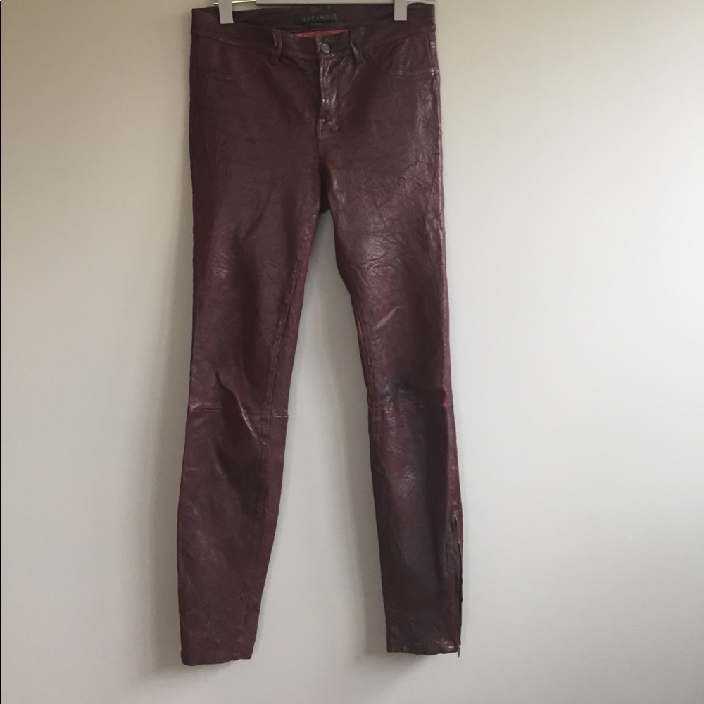 J Brand Leather Pants