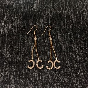 NWOT Gold plated earrings
