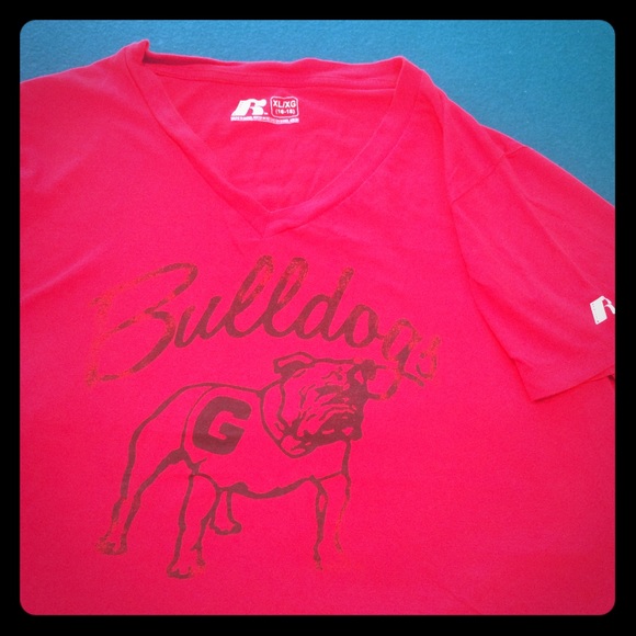 Bulldogs V-Neck T-SizeXL - Picture 1 of 3