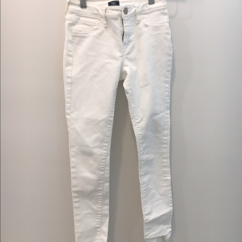 Girls Gap Skinny White Jeans