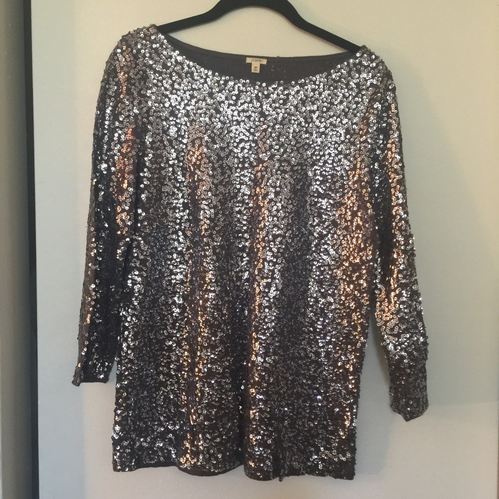 J.crew stretch sequin too