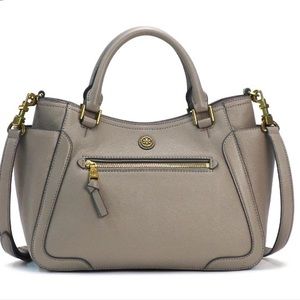 Tory Butch Frances Satchel - Small Grey