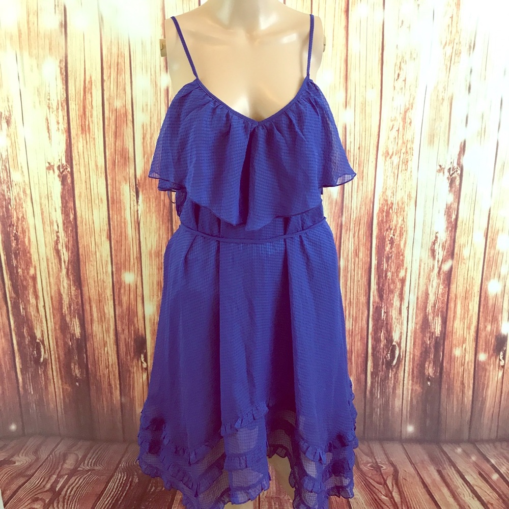 🚫SOLD🚫 Marine Blue Spaghetti Strap Summer Dress