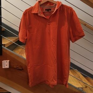 Orange polo - men's