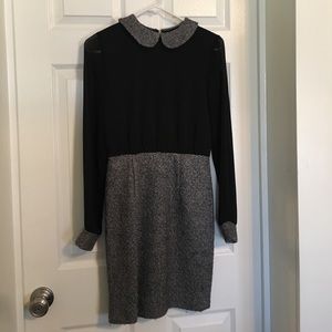 THML black and gray dress