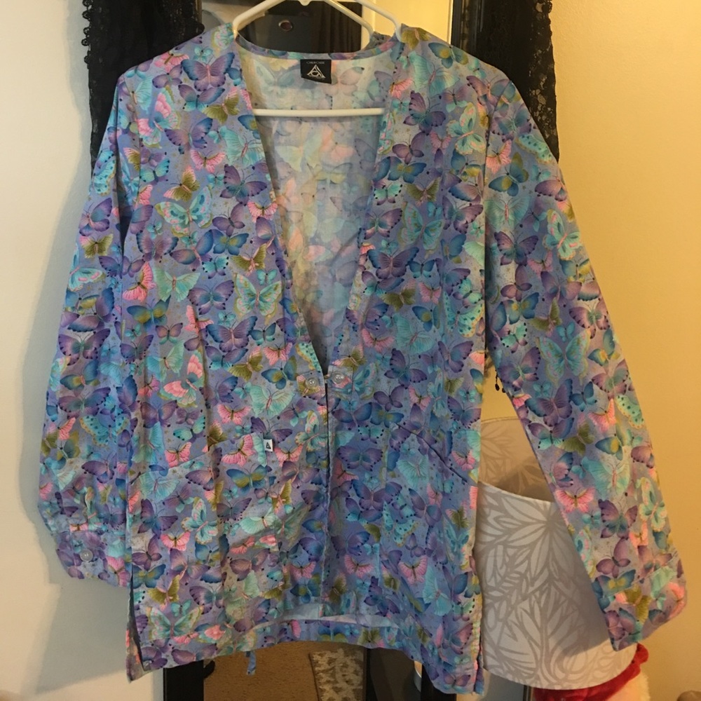Cherokee Butterfly scrub jacket