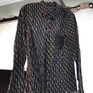 Seahorse shirt! Blue/white. JCrew. Size 12.