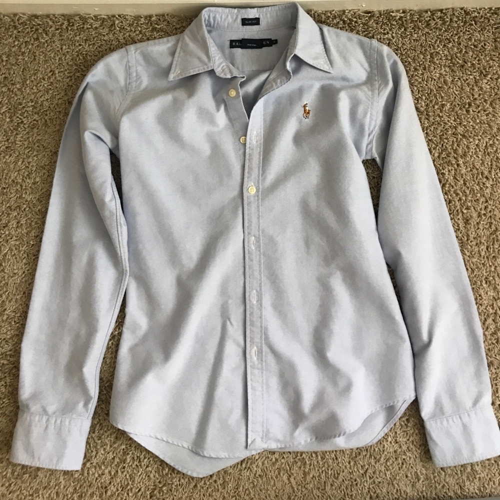 Solid Cotton Oxford Shirt