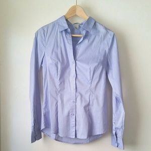 NWOT H&M oxford dress shirt chambray blue