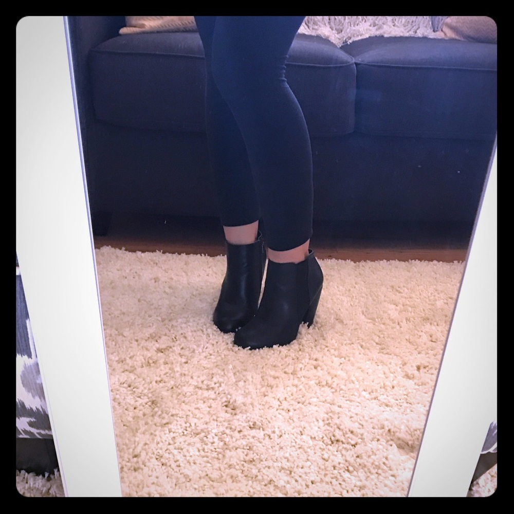 Bamboo Black Ankle Booties