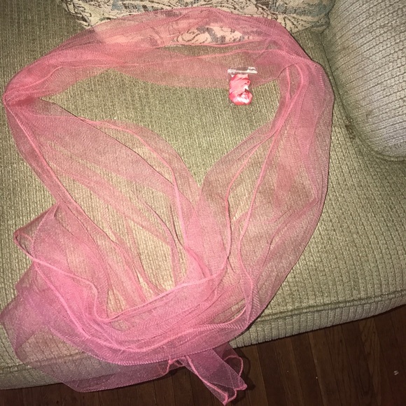 A hand beated  polyester and chiffon pink dress - Picture 6 of 6