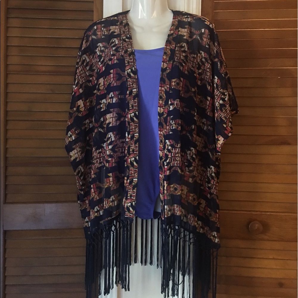 Sheer Kimono Cover-up