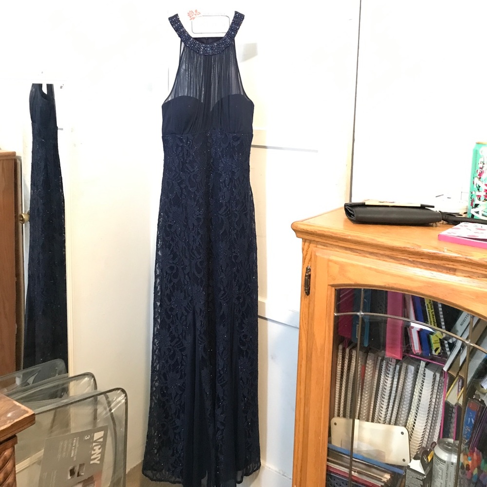 Navy blue Prom dress