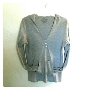 Long sleve grey thermal hoodie