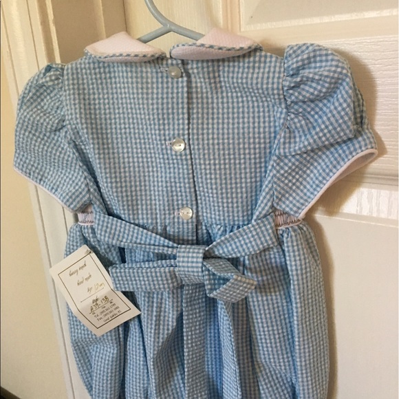 Anavani lux. smock 12 mo romper. NWT. Smock train - Picture 3 of 4