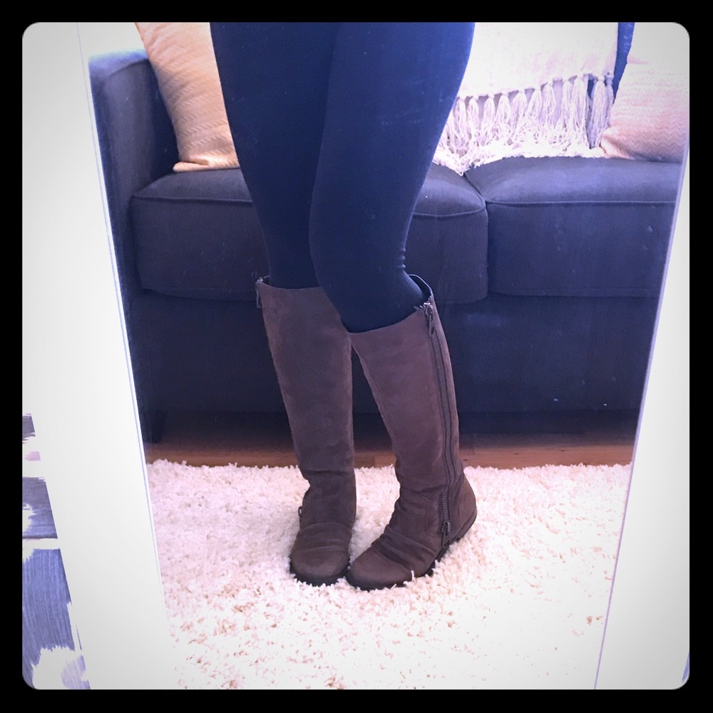 Steve Madden Soft Leather Brown Boots