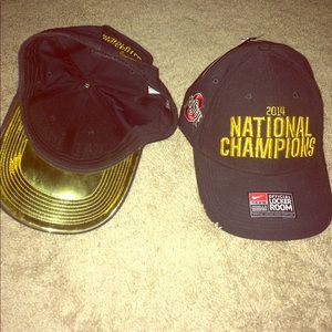 2014 national champions Ohio state pair of hats