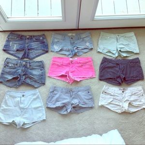 bundle of 9 shorts!