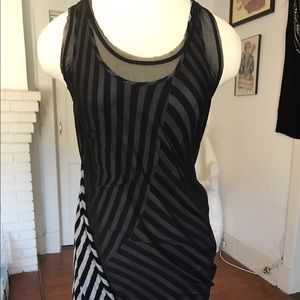 Very cool Cotton and Mesh mixed media tunic